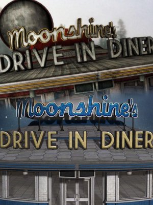 Moonshine Diner Exterior Texture Bundle-外部纹理包