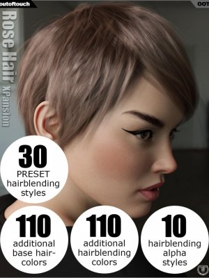 OOT Hairblending 2.0 Texture XPansion for Rose Hair-20纹理扩展，适用于玫瑰色头发