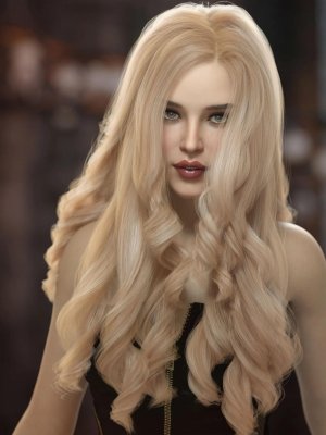 Oneida Hair for Genesis 3, 8, and 8.1 Females-《创世纪》3、8和81女性的奥奈达头发
