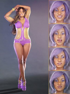 PTF Insolent Poses and Expressions for Latonya 8 and Genesis 8 Female-8和8女性的傲慢姿势和表情