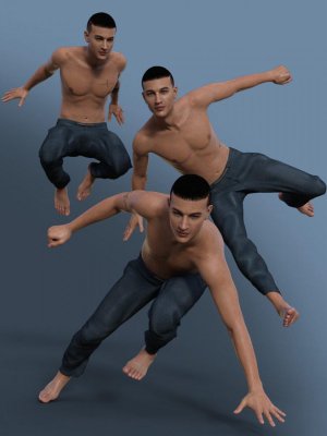 Parkour Poses for Genesis 8 Male(s)-创世纪8男的跑酷造型