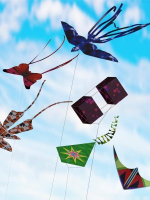 Prae-Kites for G3 G8 Daz-