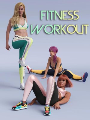 S3D Fitness Workout Poses-3健身运动姿势