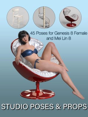 S3D Studio Poses and Props for Genesis 8 Female(s)-3工作室为《创世纪8》女主角拍摄的姿势和道具