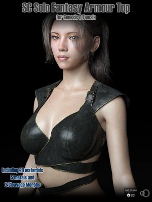 SC Solo Fantasy Armour Top 01 for Genesis 8 Female-018女性