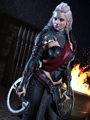 Samarah Shadow Rogue Outfit for Genesis 8.1 Females-创世纪81女性的装备