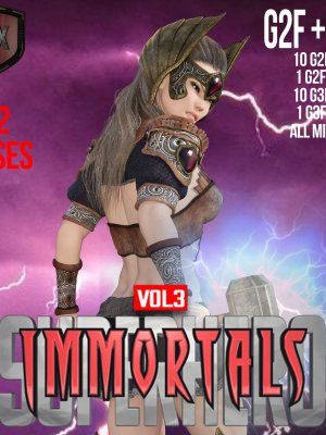 SuperHero Immortals for G2F and G3F Volume 3-超级英雄不朽的2和3第3卷