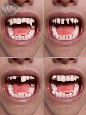 Teeth Master Control for Genesis 8 Male-8的牙齿主控