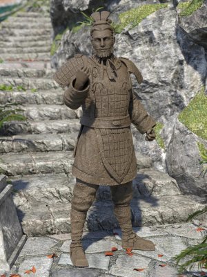 The Action General Terracotta Warrior for Genesis 8.1 Male and Michael 8.1-《创世纪》81男和《迈克尔》81中的动作将军兵马俑
