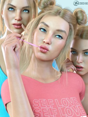 Z Colorful Emotions Mix and Match Expressions for Genesis 8.1 Female-《创世纪》81女性的多彩情感混合搭配表情