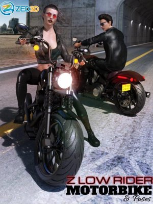 Z Low Rider Motorbike and Poses-摩托车和姿势