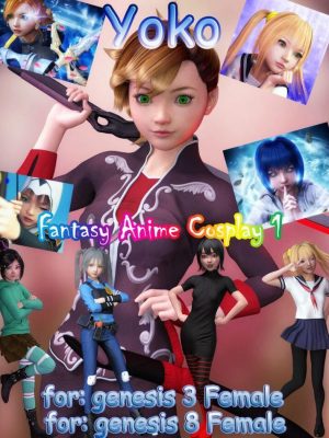 Fantasy Anime Cosplay 1 – Yoko for G3F G8F-幻想动漫cosplay 1  –  G3F G8F的Yoko