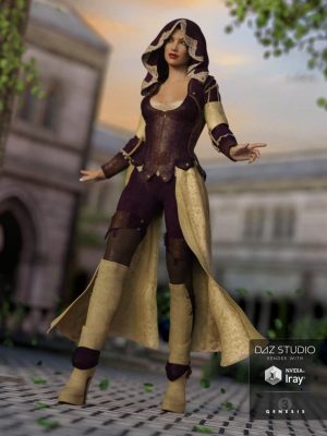 Austrani Outfit for Genesis 3 Female(s)-Austrani overfit for genesis 3女性