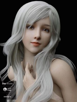 Lancy Character with dForce Hair and Expressions for Genesis 8 Female 东方亚洲-Lancy Charace与Dorce头发和Genesis的表达8女性东方亚洲