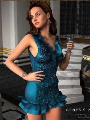 Cocktail Hour Dress for Genesis 2 Female(s)-创世纪2女性的鸡尾酒少衣服