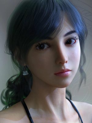 Vo Xiao Hua HD and Hair for Genesis 8.1 Female 东方亚洲-vo萧华高清和头发创世纪8.1女东方亚洲
