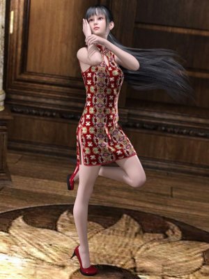 dForce East Wind Outfit for Genesis 8 Female(s)-创世纪8女东风装