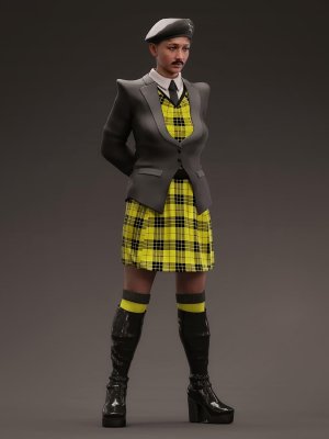 dForce Fashion Cadet Outfit for Genesis 8.1 Females-81女性套装