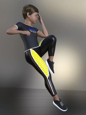dForce Klareyn Sport Pack for Genesis 8 Female(s)-运动套装，适用于8女性