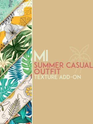 dForce MI Summer Casual Outfit Texture Add-on-夏季休闲装纹理添加