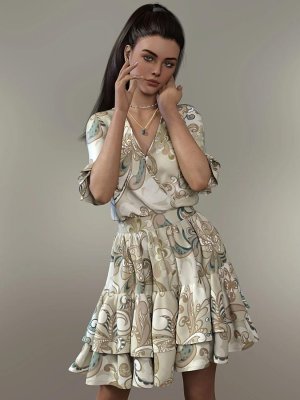 dForce Maia Outfit for Genesis 8 and 8.1 Females-为创世纪8和81女性设计的服装
