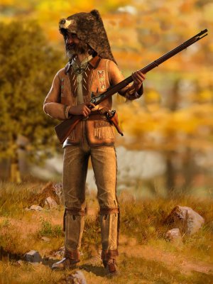 dForce Mountain Trapper Outfit for Genesis 8 Male-山捕兽器装备为创世纪8男性