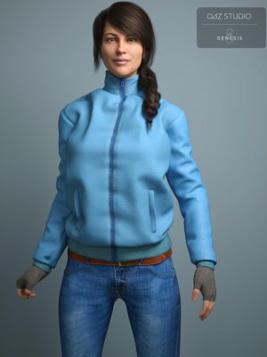 Cold Weather Outfit for Genesis 8 Female(s)-Genesis 8女性寒冷天气衣服