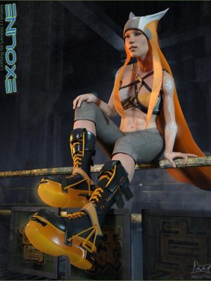 Exoline Boots and Accessories for Genesis 3 Female(s)-exoline靴子和创世纪3雌性配件（s）