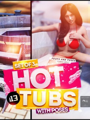 i13 HOT Tubs and Poses for the Genesis 3 Female(s) and Genesis 3 Male(s)-13为创世纪3女性和创世纪3男性提供热水浴缸和姿势
