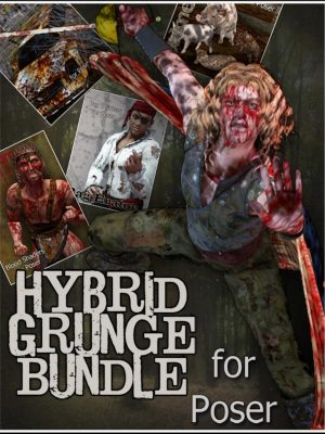 Hybrid Grunge Bundle for Poser-杂交垃圾捆绑包