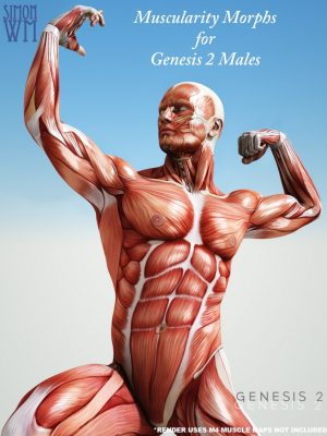Muscularity Morphs for Genesis 2 Male(s)-创世纪2男性的肌肉性变形