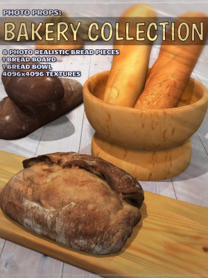 Photo Props: Bakery Collection照片道具面包店收藏-照片道具：面包厂系列照片砖具饭店收藏