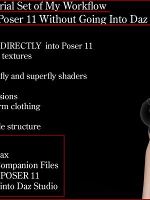 Genesis 3 to Poser 11 without going into Daz Studio-Genesis 3到Poser 11没有进入Daz Studio