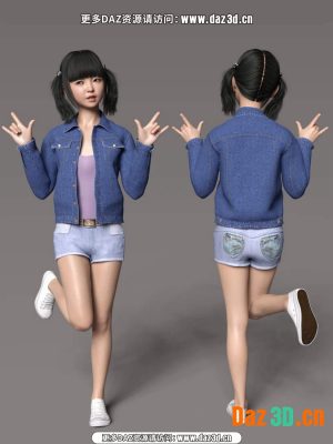 Xiao Yun and Expressions for Genesis 8 Female-小云和创世记8女性的表情