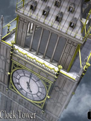 Gothic Clock Tower-哥特式钟楼