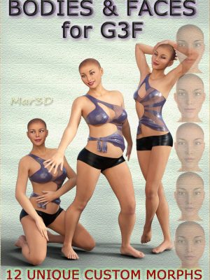 BODIES and FACES – For Genesis 3 Female(s)-尸体和面部＆＃8211;对于创世纪3女性