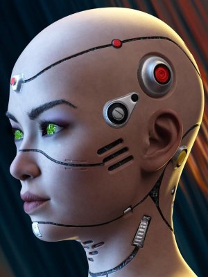 Amatera Cyborg HD for Genesis 8.1 Female-电子人为创世纪81女性