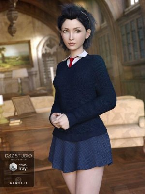 New Semester Outfit for Genesis 3 Female(s)-创世纪3女生新学期服装