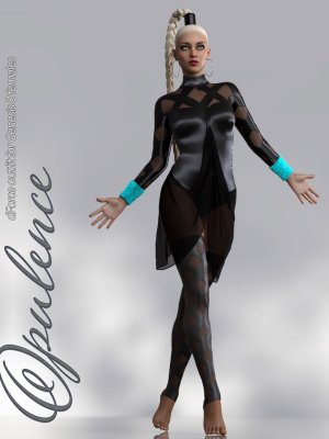 Opulence dForce Outfit for Genesis 8 Female(s)-创世记8女性的富裕装备