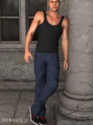 Street Outfit for Genesis 2 Male(s) + Textures-创世纪2的街头装备男性纹理