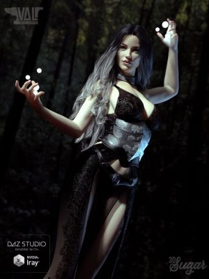 Wicked Sorceress Poses for Genesis 8 Female(s)-邪恶的女巫为创世纪8女性姿势