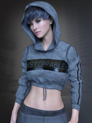 dForce X-Fashion Urban Outfit for Genesis 8 and 8.1 Females-适用于创世纪8和81女性的都市服装