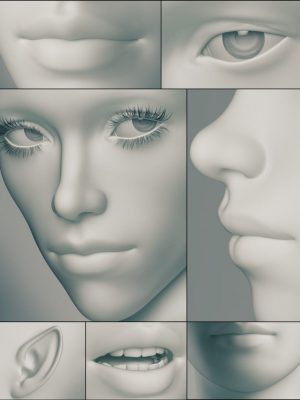Genesis 3 Female Head Morphs-创世纪3女性头部变形