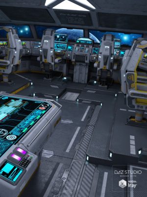 Sci-fi Cockpit Interior科幻驾驶舱室内-科幻驾驶舱内部科幻驾驶舱室内