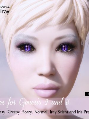 Genesis 2 and 3 Eyes – Iris and Sclera-创世纪2和3眼 – 虹膜和巩膜