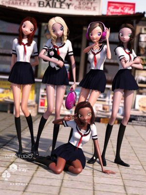 Deredere Anime Poses for Genesis 3 Female(s)-DereDere动漫姿势为创世纪3女性