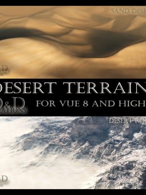 Desert terrains for Vue 8 or higher-Deast Terrains为8岁或更高版本