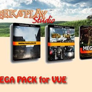 GeekatPlay Megapack 1 & 2 with Building Construction Kit for Vue-geekatplay megapack 1＆＃038;2与建筑施工套件为Vue