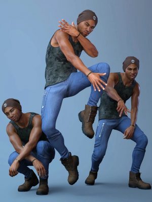 CDI Poses and Expressions for Silas 8 and Genesis 8 Male-CDI与Silas 8和Genesis 8男性的表达