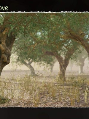 3D Scenery: Olive Grove-3D风景：橄榄树林